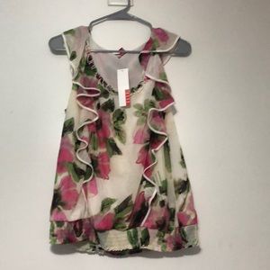 Elle Large sleeve less blouse top